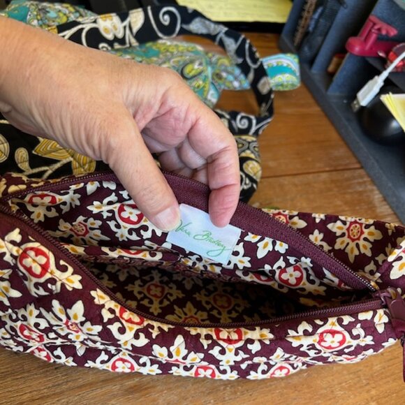 3 Qty Vera Bradley cotton bags - Picture 2 of 4